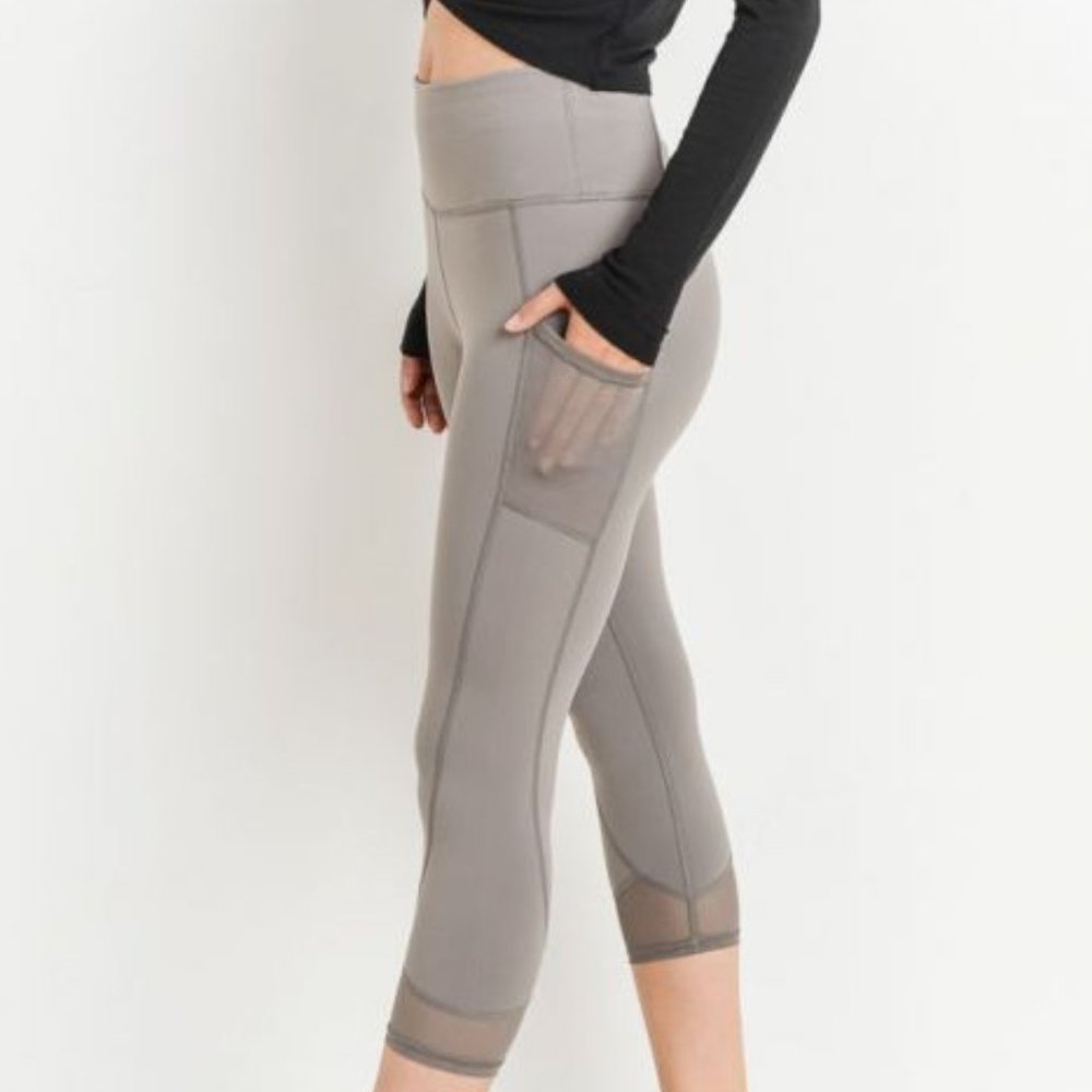 Highwaist Capri Leggings, High Performance